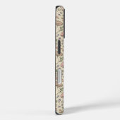 Warm Beige Schimmel Naadloos Patroon Neutraal Boho Case-Mate iPhone Case (Achterkant / Rechts)