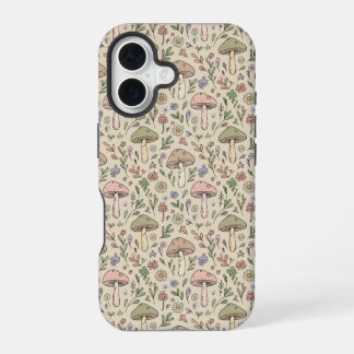 Warm Beige Schimmel Naadloos Patroon Neutraal Boho iPhone 16 Hoesje