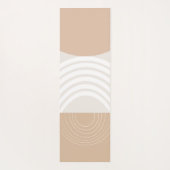 Warm Beige Sun Arch Balance #2 Yogamat (Achterkant)