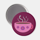 Warm bekertje koffie magneet (Voorkant / Achterkant)