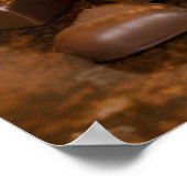 Warm Belgisch Praline Cafe Delight Poster (Hoek)