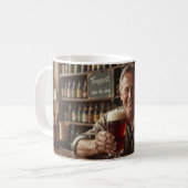 Warm Belgisch Trappistenbiercafé Charm Mok (Voorkant links)