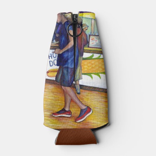 Warm Bier, Koude Mannen en ik ben Heet Flesjeskoeler (Achterkant)