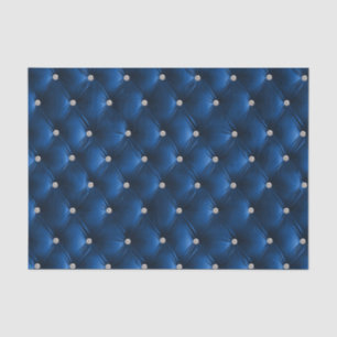 Warm blauw Chic Faux Velvet Tissuepapier