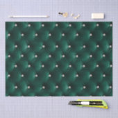 Warm Blauwgroen Groen Chic Faux Velvet Tissuepapier (Craft)