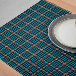 Warm Blue Grey Tartan – Cadeau voor Familiebijeenk Lange Tafelloper