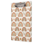 Warm Boho Waterverf Regenboog Klembord (Links)
