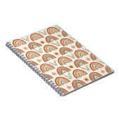 Warm Boho Waterverf Regenboog Notitieboek (Rechterzijde)