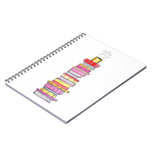 Warm Books-laptop Notitieboek (Linkerzijde)