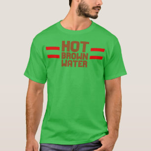 Warm bruin water t-shirt