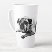 Warm Bulldog Morning Latte Mok (Linkerhoek)