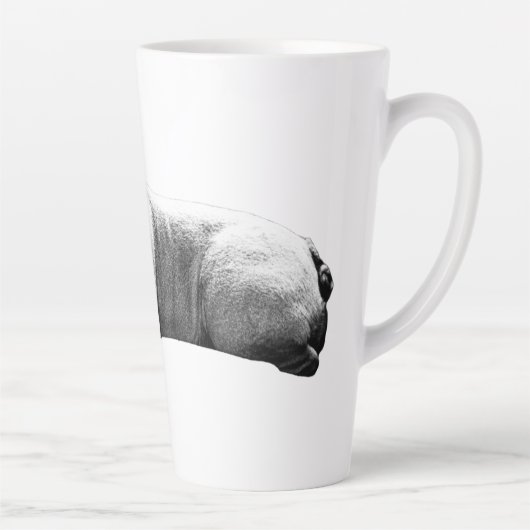 Warm Bulldog Morning Latte Mok (Rechts)
