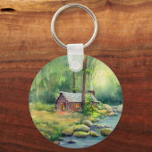 WARM CABIN DOOR SHARON SHARPE SLEUTELHANGER (Voorkant)