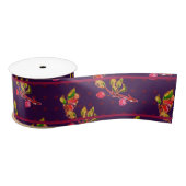 Warm Cherry Splendor Satin Satijnen Lint (Spoel)