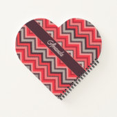 Warm Chevron Notitieboek (Achterkant)