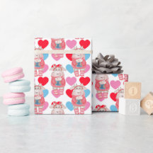 Warm chocolade- en hartenpapier