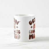 Warm chocoladeafval krijgen koffiemok (Center)