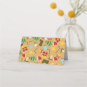 Warm Christmas Place Cards - Dinner Table Decor Plaatskaartje (Achterkant)