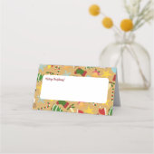 Warm Christmas Place Cards - Dinner Table Decor Plaatskaartje (Voorkant)