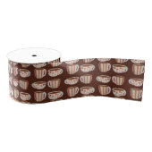 Warm Circle Pattern On Cups Of Coffee Grosgrain Lint (Spoel)