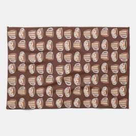 Warm Circle Pattern On Cups Of Coffee Theedoek