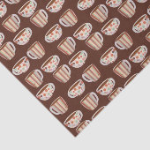 Warm Circle Pattern On Cups Of Coffee Tissuepapier (Detail)