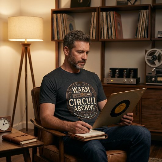 Warm Circuit Archief Basic T-shirt