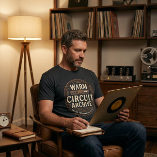 Warm Circuit Archive Audiophile T-shirt