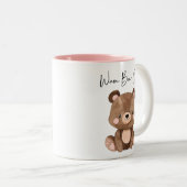 Warm Coco Beer Stijlvolle Kinder Mok (Voorkant rechts)