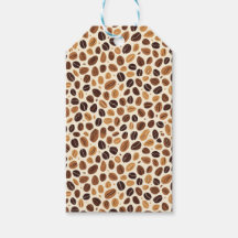 Warm Coffee Bean Roast Tones Seamless Pattern