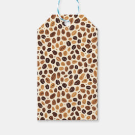 Warm Coffee Bean Roast Tones Seamless Pattern Cadeaulabel