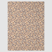 Warm Coffee Bean Roast Tones Seamless Pattern Tissuepapier (Voorkant)