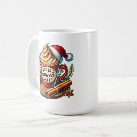 Warm Coffee Vibes Sublimation Design Koffiemok (Voorkant links)