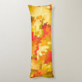 Warm Colorful Patroon Lichaamskussen (Achterkant (Verticaal))