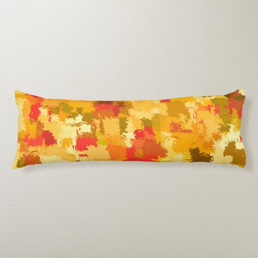 Warm Colorful Patroon Lichaamskussen (Voorkant)