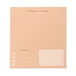 Warm, colorful retro aesthetic Thoughts & Ideas Notitieblok