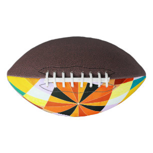 Warm Colors Cool Angulaire geometrische vormen American Football