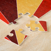 Warm Colors Cool Angulaire geometrische vormen Legpuzzel (Zijkant)