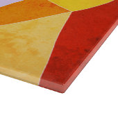 Warm Colors Cool Angulaire geometrische vormen Snijplank (Hoek)