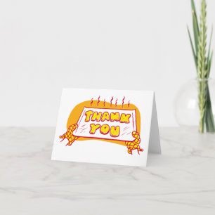 Warm Cookies Thank You Note Card Bedankkaart