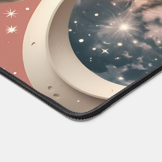 Warm Coral Celestial Moon Glow Bureaumat (Hoek)