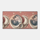 Warm Coral Celestial Moon Glow Bureaumat (Voorkant)