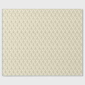 Warm Cozy Bear Hug Line Art Design Cadeaupapier (Vlak)