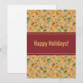 Warm & Cozy Christmas Card Feestdagenkaart (Voorkant / Achterkant)