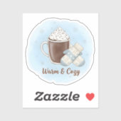 Warm & Cozy Christmas Sticker (Vel)
