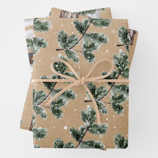 Warm Cozy kerstkraft paper (In situ)