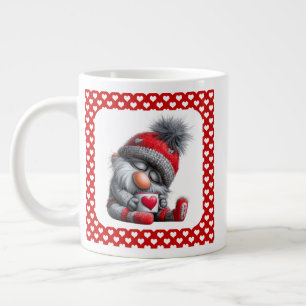"Warm & Cozy" Slaperige Gnome   Winter Cacao  Grote Koffiekop