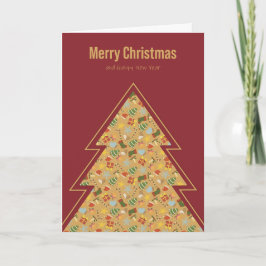 Warm & Cozy Traditional Christmas Card Feestdagen Kaart
