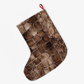 Warm Creamy Chocolate Candy Bar Christmas Grote Kerstsok (Achterkant (Hangend))