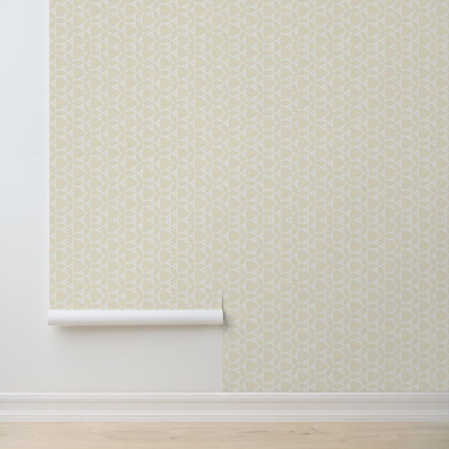 Warm Crème Minimaal Behang (Applicatie)